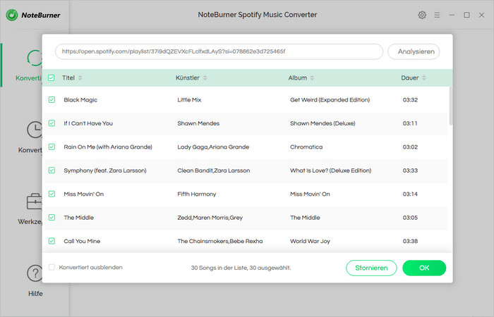 noteburner spotify music converter older version