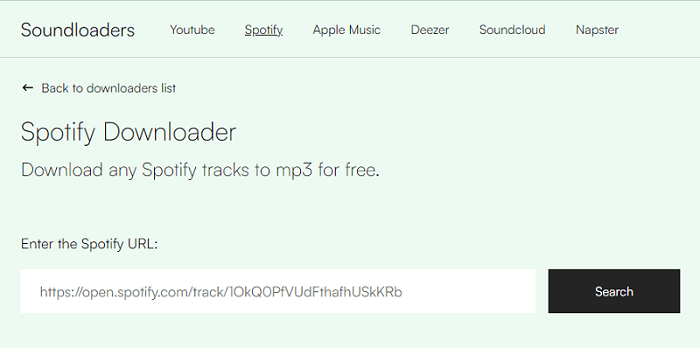 Soundloaders Spotify Downloader Online