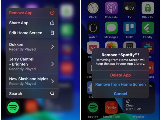 Spotify App erneut installieren auf Handy